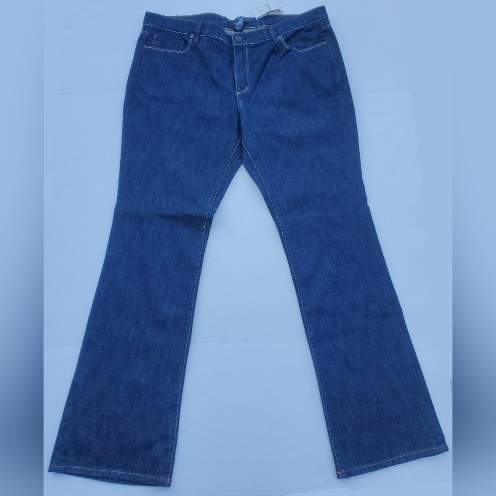 New York & Company Dark Blue Jeans Sz 16